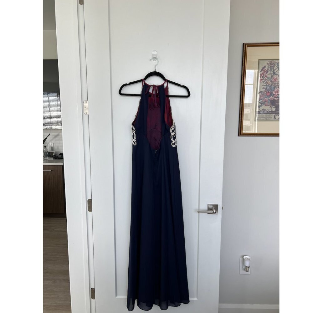 Vintage Navy Gown - Picture 6 of 16